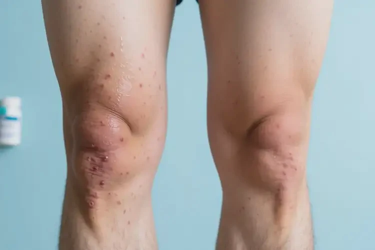 男人大腿出现湿疹能不能根治(图2)