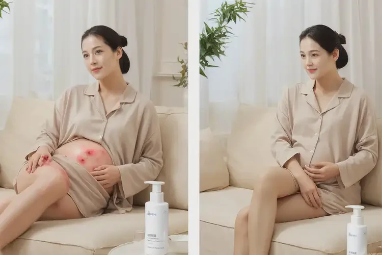 哺乳期妈妈大腿偶尔起湿疹能够彻底治愈吗(图1)