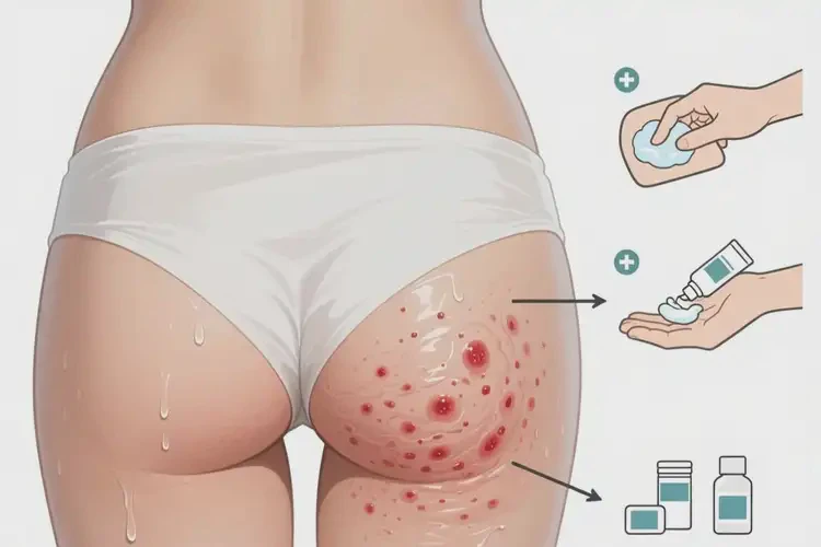 女性屁股上經(jīng)常起濕疹能夠徹底治愈嗎(圖3)