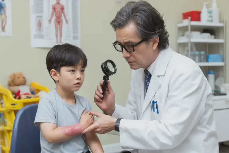 幼兒手臂上有濕疹能靠自己自愈嗎(圖2)