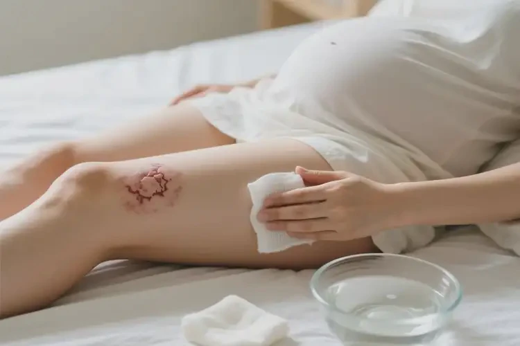 产妇大腿出现湿疹可不可以彻底自愈(图2)