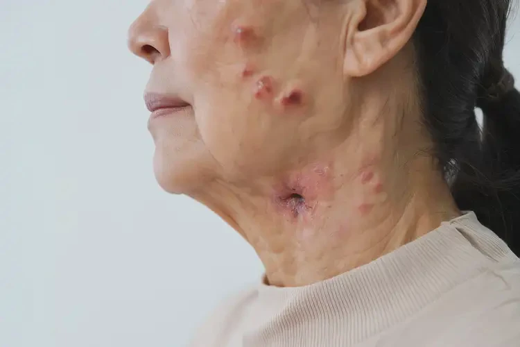 女生脖子上經(jīng)常長(zhǎng)濕疹不管它會(huì)自己自愈嗎(圖2)