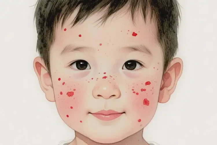 小孩面部出濕疹能徹底自愈嗎(圖3)