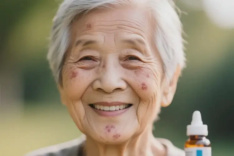 老人臉上偶爾長(zhǎng)濕疹不管它會(huì)自己好嗎(圖1)