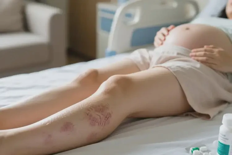 產(chǎn)婦小腿上起濕疹可以徹底自愈嗎(圖1)