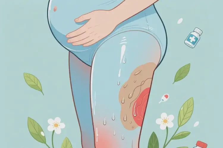 孕婦小腿上有濕疹能靠自己自愈嗎(圖2)