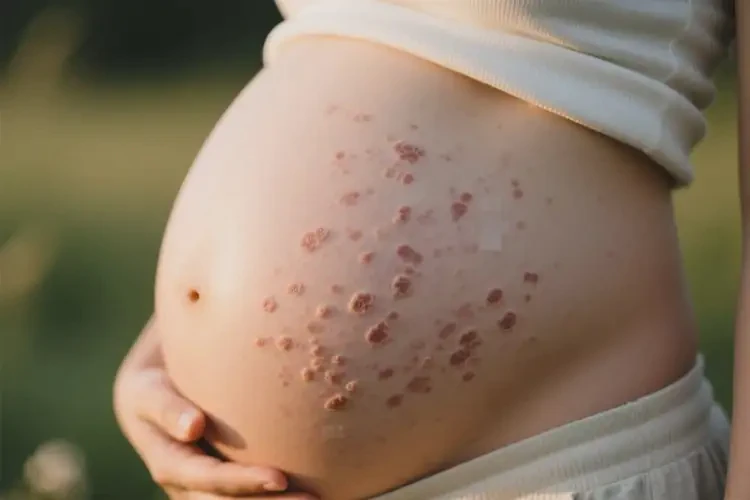 產(chǎn)婦肚子出現(xiàn)濕疹可以徹底自愈嗎(圖1)