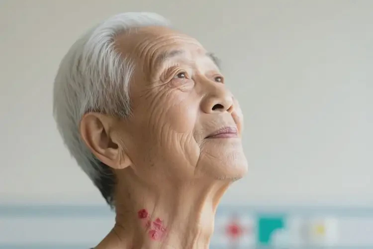 老年人脖子上偶爾長濕疹不管它會自己痊愈嗎(圖4)