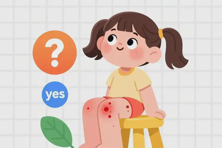 少兒肛周長濕疹不管它會自己自愈嗎(圖1)