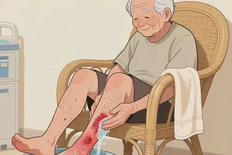 高齡老人小腿上容易長濕疹能不能根治(圖3)