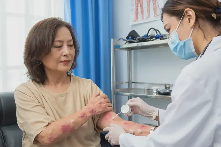 女生身上容易長濕疹能靠自己自愈嗎(圖3)