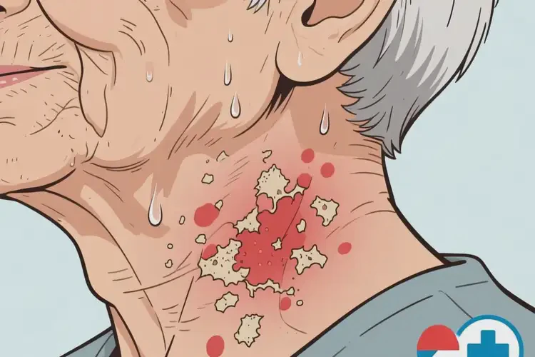 老年人脖子上容易长湿疹不管它会自己好吗(图2)