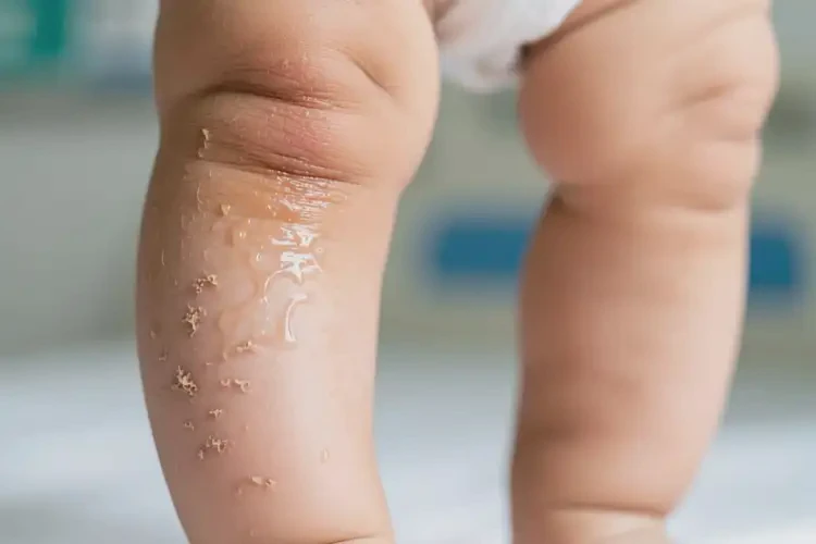 婴幼儿小腿上容易长湿疹可不可以根治(图1)