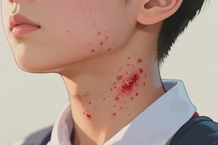 中學生脖子上長濕疹不管它會自己痊愈嗎(圖4)