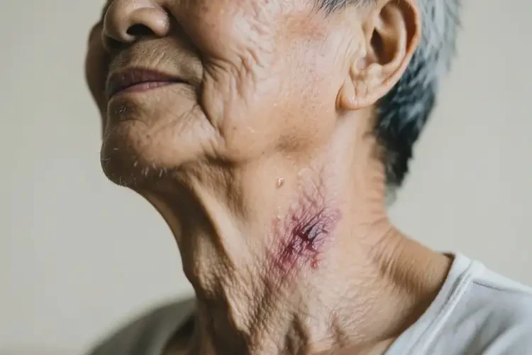 老年人脖子上偶爾長濕疹不管它會自己痊愈嗎(圖2)