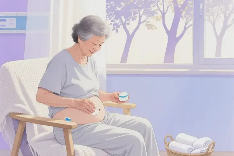 老年人屁股出现湿疹不管它会自己好吗(图1)