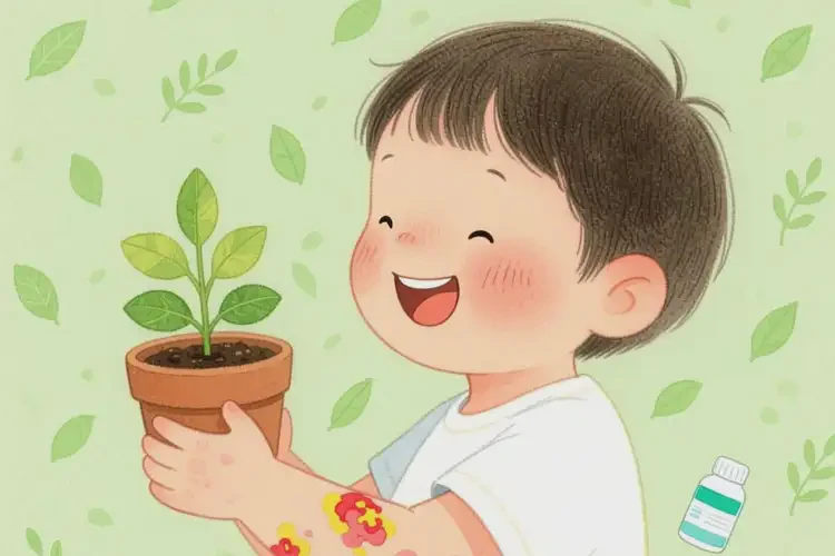 小孩手臂出現(xiàn)濕疹能靠自己自愈嗎(圖2)