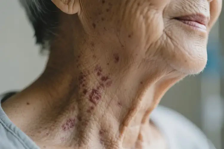 老年人脖子容易起濕疹不管它會自己自愈嗎(圖4)