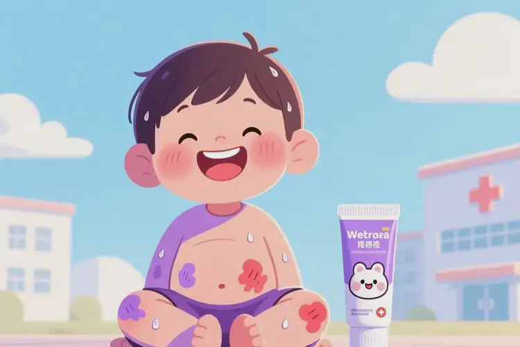 兒童肚子上出濕疹可不可以根治(圖1)