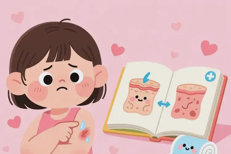 少兒手臂容易長(zhǎng)濕疹可不可以根治(圖1)