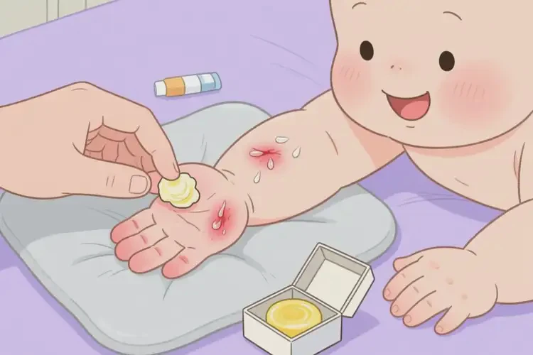 寶寶手上經(jīng)常起濕疹能徹底自愈嗎(圖1)