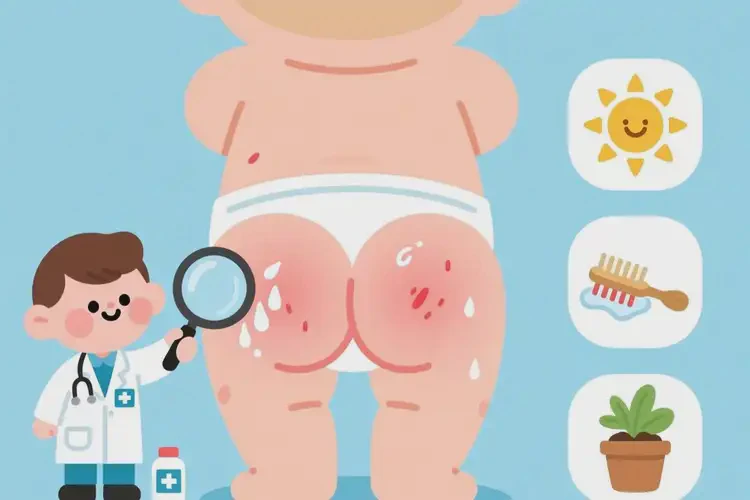 少兒屁股容易起濕疹可不可以根治(圖3)