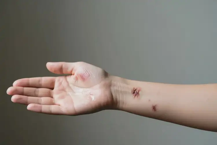 女人手臂上起濕疹不管它會自己痊愈嗎(圖2)