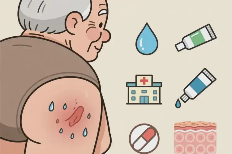 老人屁股有濕疹能徹底自愈嗎(圖3)