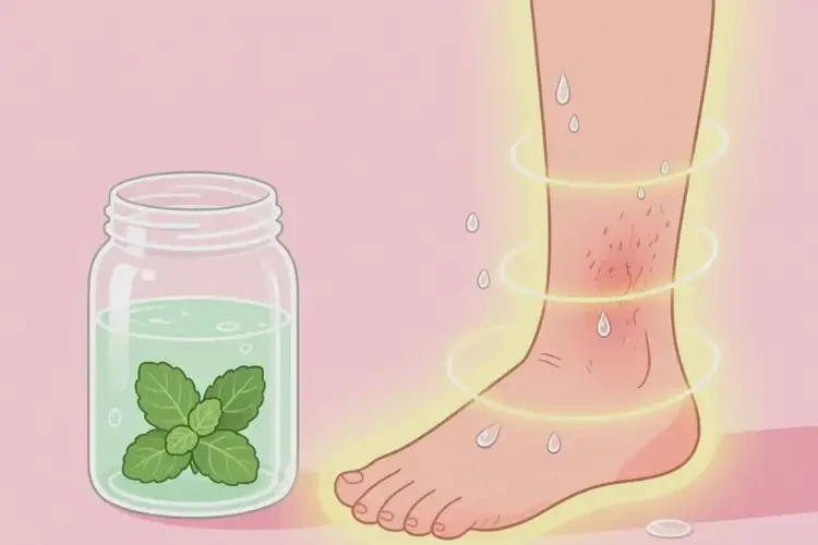 女人小腿上偶尔长湿疹可不可以彻底自愈(图1)