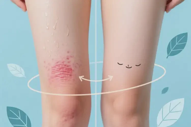 女生大腿出濕疹能徹底自愈嗎(圖2)