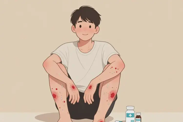 男人四肢起濕疹能不能根治(圖4)