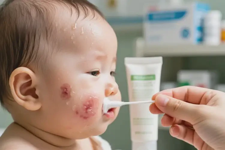 嬰兒臉上起濕疹可不可以根治(圖3)