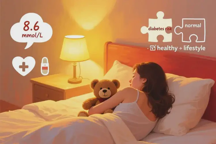 女性睡前血糖8點(diǎn)6是糖尿病嗎(圖1)