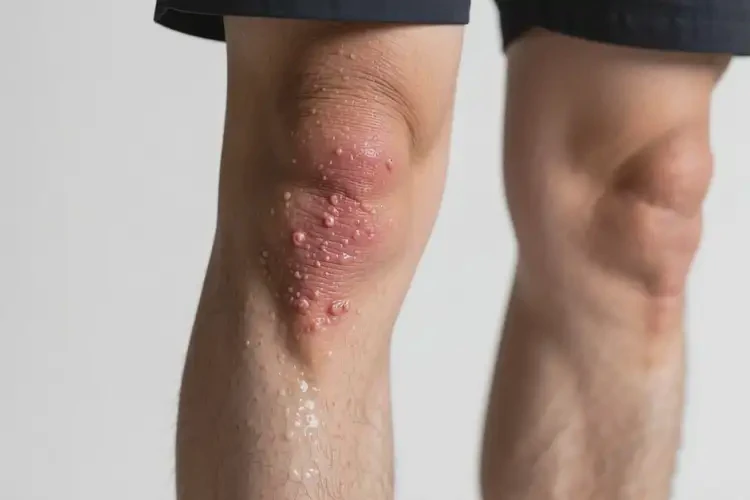男人小腿上偶爾起濕疹不管它會(huì)自己好嗎(圖3)