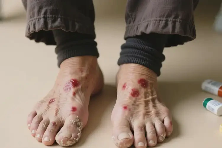 高龄老人脚上有湿疹不管它会自己痊愈吗(图4)