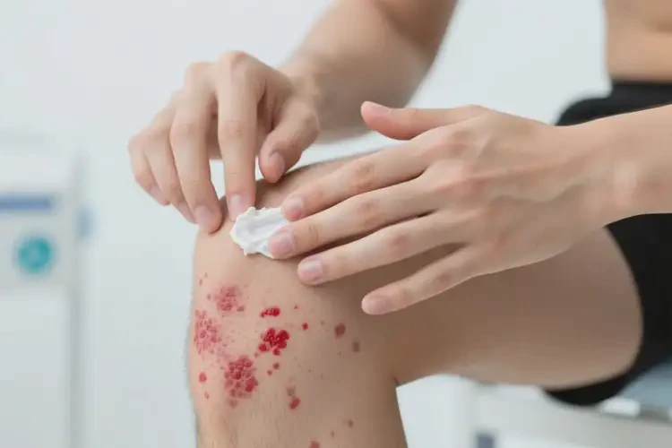 男生大腿上長濕疹不管它會自己好嗎(圖4)