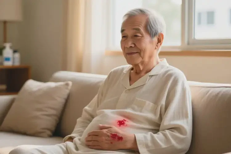 高齡老人肚子偶爾起濕疹能不能根治(圖4)