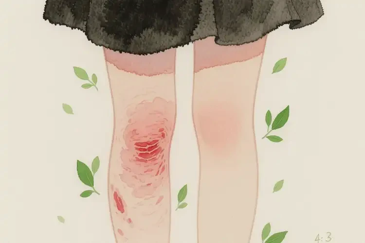 女生四肢起濕疹不管它會(huì)自己痊愈嗎(圖2)