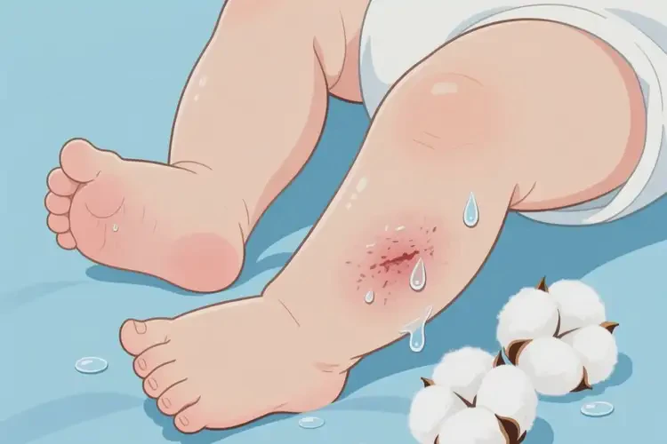 嬰兒小腿容易起濕疹可以徹底自愈嗎(圖3)