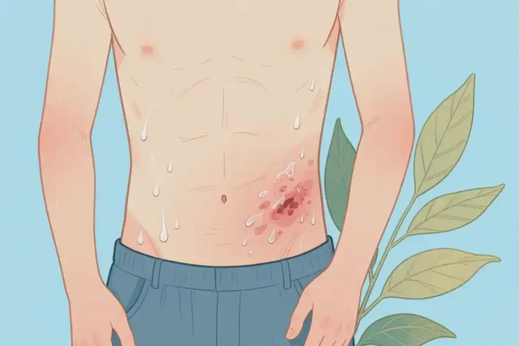 青年人肚子起濕疹可不可以徹底自愈(圖3)