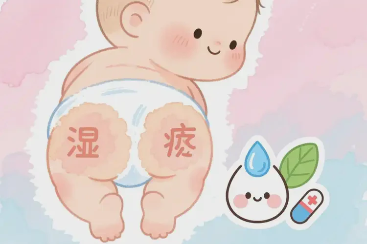 少兒屁股上長(zhǎng)濕疹可不可以徹底自愈(圖1)
