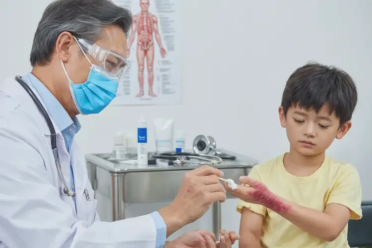 兒童手臂上出現(xiàn)濕疹可不可以根治(圖3)