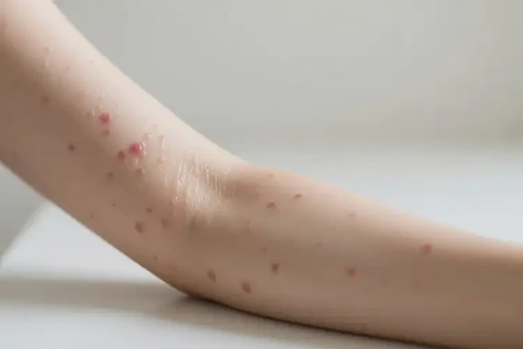 女人手臂上起濕疹不管它會自己痊愈嗎(圖4)