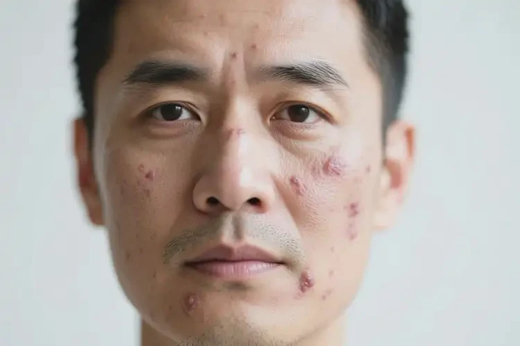 男人臉上經(jīng)常長濕疹能不能根治(圖2)