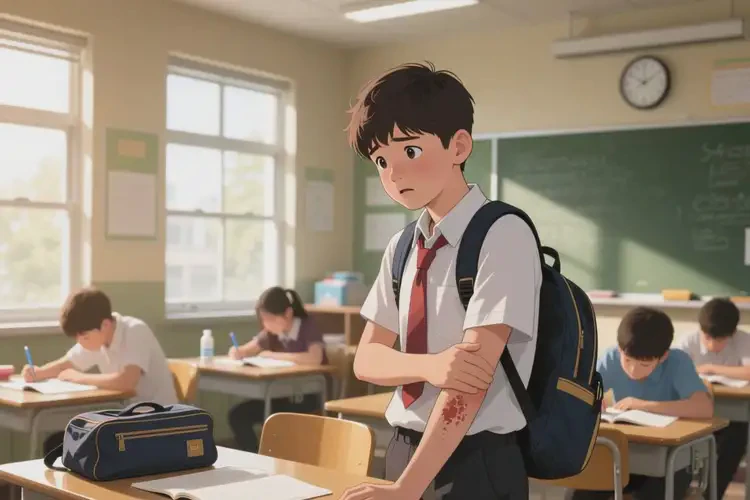 中學(xué)生身上經(jīng)常長濕疹不管它會自己自愈嗎(圖1)