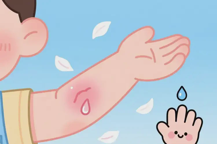 儿童手臂起湿疹可不可以彻底自愈(图3)