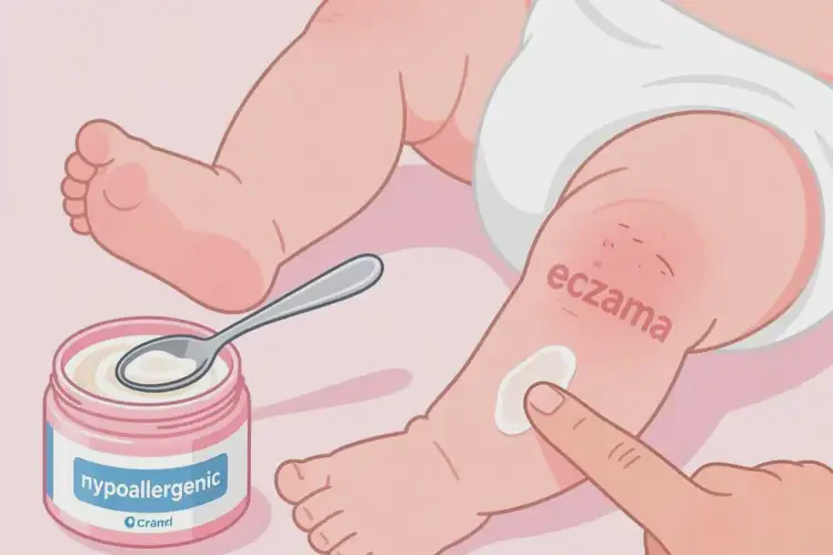 新生兒身上出濕疹能夠徹底治愈嗎(圖2)