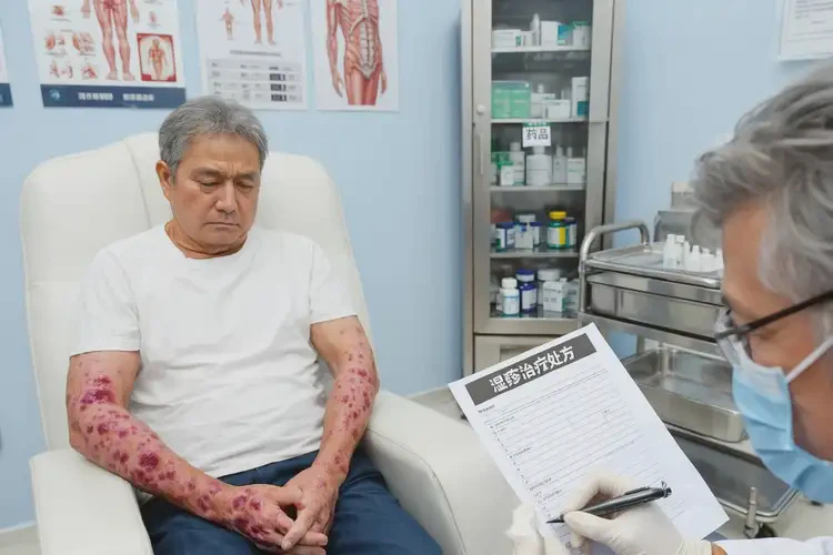 男生身上經(jīng)常起濕疹不管它會(huì)自己自愈嗎(圖2)