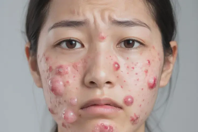 女生臉上容易長濕疹不管它會自己好嗎(圖4)
