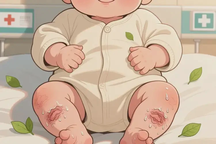 嬰兒四肢容易起濕疹能徹底自愈嗎(圖2)